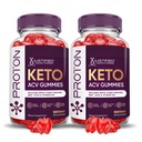 Justified Laboratories (2 Pack Proton proteini Keto ACV Gummies Advanced Formula 1000MG Proton Boost, Pomegranate Beet Juice B12 Vegan Non GMO 120 Gummys