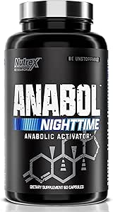 Anabol PM Nighttime Muscle Builder & Sleep Aid | Boy Muscle Building Supplement | Klinik Araştırmalı RIPFACTOR, Epicatechin & More | Post Workout Muscle Recovery & Strength – 60 Pills