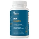 Dr. Tobias DIM Kompleksi, Kadınlar ve Erkekler için Hormon Dengesi, BioPerine ile DIM Supplement, Broccoli Extract & Food D-Glucarate Estrogen Detox Balance Complex, Non-GMO, Vegan, 60 Capsules