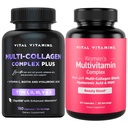 Vitals Multi Collagen Kompleksi Plus + Women's Multivitamin Kompleksi