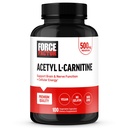 Kuvvet Faktörü Acetyl L-Carnitine Brain Supplement, Nerve Support Supplement, and Cellular Energy Branson, Acetyl L-Carnitine 500 mg, Premium Quality, Vegan, Non-GMO, 100 Sebze Capsules