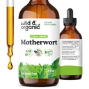 Άγρια & Βιολογική Βαφή Motherwort - Καλή Mood, ηρεμία, συνολική υποστήριξη - Συμπληρώματα για τις γυναίκες με Herb Motherwort - Vegan, ζάχαρη & αλκοόλ-free Extract Drops - 4 fl oz