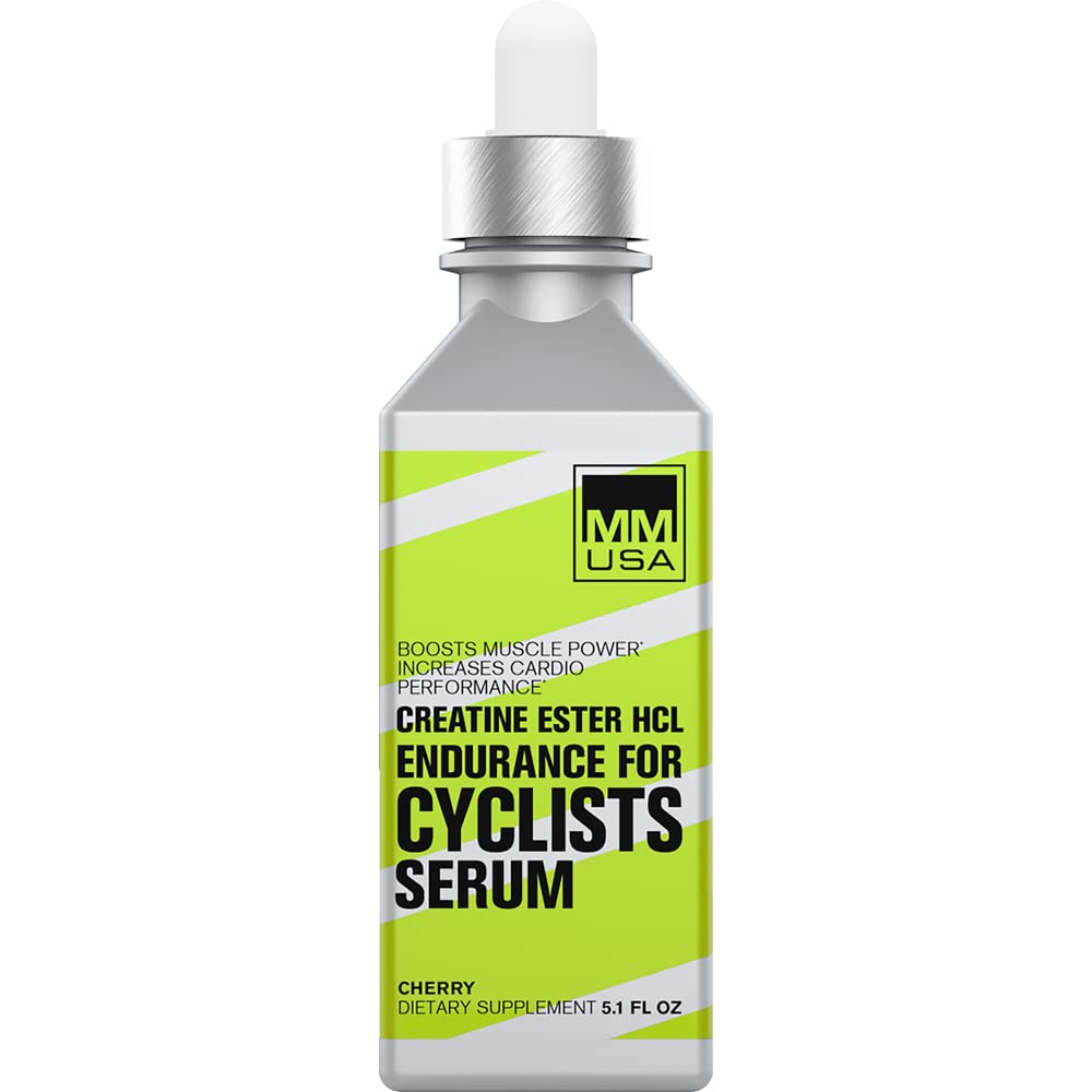 MMUSA Cyclist-Optimiz Kretine Serum. Bisiklet Spor Performansı, Nitrik Oksit Seviyelerini, Stamina, Enerji, Endurance & Focus'u güçlendirin. Fatigue & Lactic Acid Build Up. Cherry, 5.1 Fl Oz