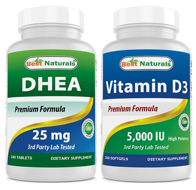 Best Naturals Dhea 25mg & βιταμίνη D3 5000 I