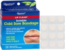 Kuantum Sağlığı Lip Clear Invisible Cold Sore Patches for Lips Help Soothe Shield & Hide Cold Sores - Kadın ve Erkekler için Ateş Fısıltı - 12 Kont