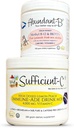 Sufficient-C 250 gram Vitamin C Immune-ade Drink Mix and Abundant-B high dose B-12 and Biotin Pink Lemonade Drink Mix Solution