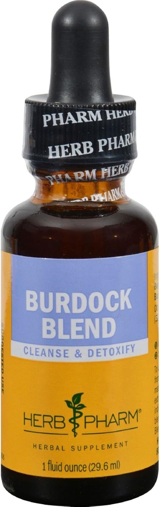 Herb Pharm Burdock Döküm ve Detoxating - 1 Ounce (DBURD01)