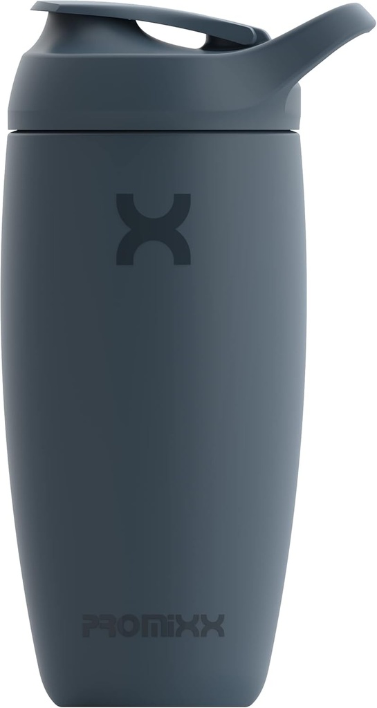 Promixx Pursuit Shaker Şişe - Paslanmaz Çelik Shaker Kupası - 18oz - Midnight Blue