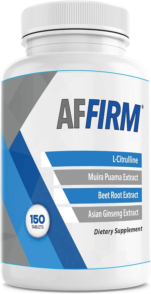 AFFIRM Bilim AFFIRM L-Citrulline Diyeter Supplement 750 mg 150 Tabletler (75 Day Supply) | Nitrik Oksit| Dr. Judson Brandeis