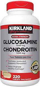 Kirkland Signature Glucosamine & Chondroitin, 220 Tablet (2 Paket)