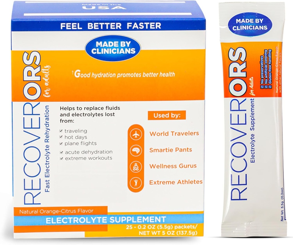 8'de 1 Elektrolyte Toz & Vitamin C Savunma Hydration, Dual Keto Food Friendly & Pyumyum Tamamlayıcısı, Yetişkin Low Carb Rehidr çözümü Iklim Mix (25-Pack)