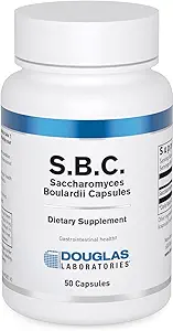 Douglas Laboratories S.B.C. (Saccharomyces Boulardii Capsules) | Raf Stable Probiyotik to Support Health Bowel Function | 50 Capsules
