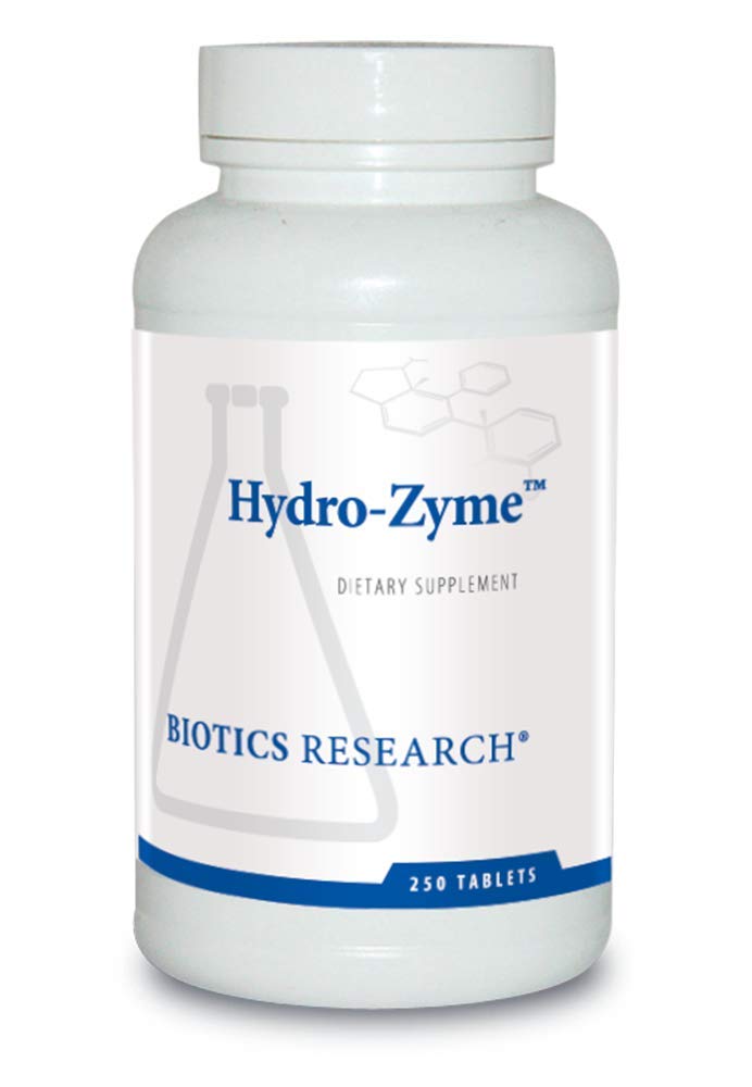 Biotics Araştırma Hidro ZymeTM - Digestive Enzymes (Enzimas Digestivas) For Women & Men - Enzymes for Digestion Supplement Contains Betaine HCL - Supports Health-250 Enzyme's