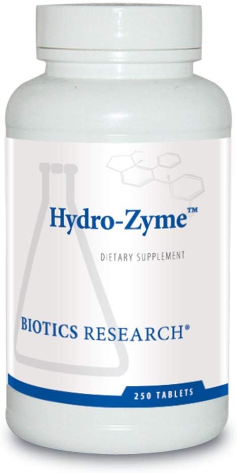 Biotics Araştırma Hidro ZymeTM - Digestive Enzymes (Enzimas Digestivas) For Women & Men - Enzymes for Digestion Supplement Contains Betaine HCL - Supports Health-250 Enzyme's