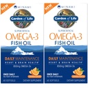 Life EPA/DHA Omega 3 Fish Oil - Minami Natural Brain Function, Heart and Mood Supplement, 120 Count (60-ct 2Pack)