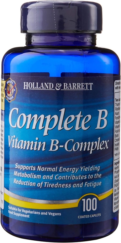 Tamam B Vitamin B-Complex 100 Swallow Kaplaması için Kolay