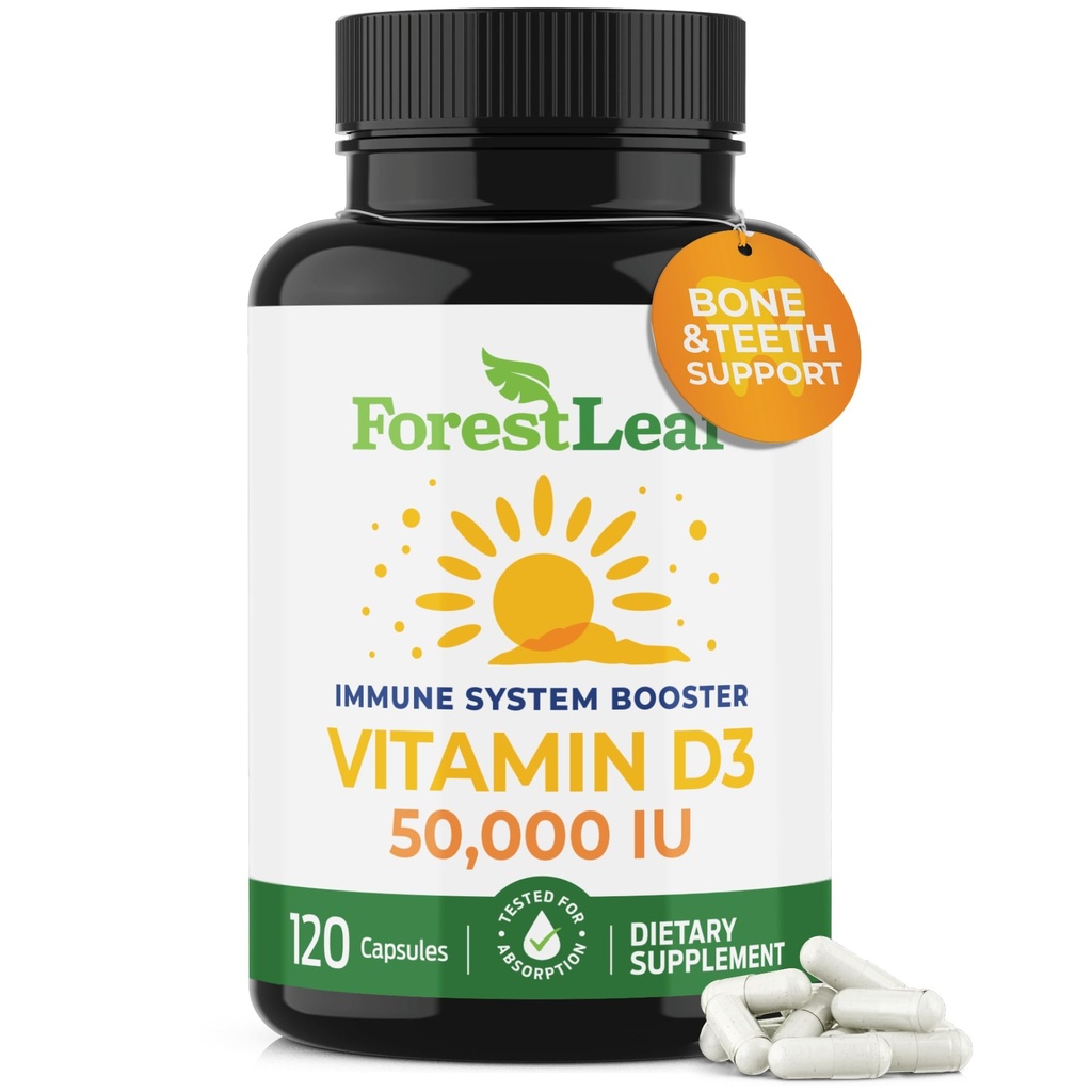 ForestLeaf Vitamin D3 50.000 IU 