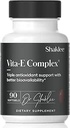 Shaklee - Βιταμίνη Ε - Υποστηρίζει την καρδιά, τον εγκέφαλο και την υγεία του προστάτη - Ουδετεροποιητικές βλάβες που προκαλούνται από τους ελεύθερους ριζικούς Vita- E® 400 IU δισκία με εκχύλισμα σεληνίου και σταφυλιού - 90 Softgels