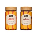 JUGO Beauty + ACV Gummies Sche – Collagen, Biotin & Apple Cider Vinegar – Saç, Skin, Nails, Gut Health & Metabolism – 100% Vegetarian & Gluten-Free
