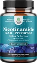 B3 Niacinamid 500 mg Capsules - Mitochondrial Energy and Potent Skin Supplement - AKA Vitamin B3 Niacin 500 mg Flush Ücretsiz ve Nicotinamid 500 mg - Flush Free Niacin Supplement - 240 Count