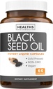 Black Seed Oil - 60 Softgel Capsules (Non-GMO & Vegan) Premium Cold-Pressed Nigella Sativa, Pure Black Cumin Tohum Petrolünü Vitamin E - 500 mg Her, 1000 mg Per 2 Capsule Servisi ile Üretti