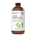 Liquid Complete 8 oz - Organic Liver Cleanse Detox Formula, Herbal Support for High Enzymes with Milk Thittle Dandelion Chanca Piedra, Easy Absorbing Natural Tibture USA Made Family Crafted