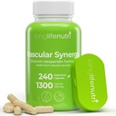 LongLifeNutri Diosmin Hesperidin Complex, Αγγειακή Συνέργεια 1000mg/300mg για Βέλτιστη Κυκλοφορία & Βότανο Υποστήριξη: 240 κάψουλες, 120 εξυπηρετούν, 4-Month Supply, Made in USA