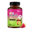 NATI TARGET Çocuklar Probiyotik Chewable, 5 Milyar CFUs Probiyotiks + Prebiyotiks for Ages 3+, Probiyotiks for Digestive Health, Immune Support & Appetitefun, Natural Strawberry Flavor, 75 Servisler