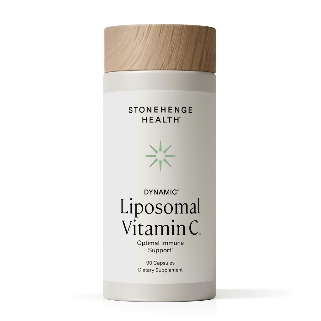 Stonehenge Health Dynamic Liposomal Vitamin C 1500 mg - 90 Capsules - Gelişmiş Formula - Phospholipids non-GMO Sunflower, Supports Health Immune System, Collagen Synthesis & Brain Health