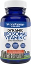 Stonehenge Health Dynamic Liposomal Vitamin C 1500 mg - 90 Capsules - Gelişmiş Formula - Phospholipids non-GMO Sunflower, Supports Health Immune System, Collagen Synthesis & Brain Health