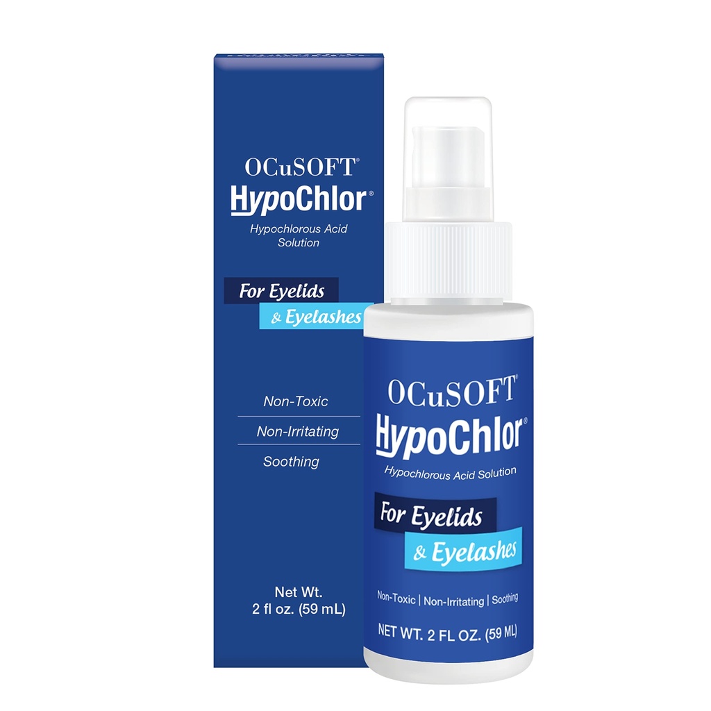 OCuSOFT HipoChlor Mix - Non-Irritating Hipo klorus asit yapıştırıcısı & Eyelid Cleanser Solution to remove Oil & Debris- 2 f ozzritating