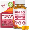 Lubracil Menopause Gummies for Women - Συμπληρώματα εμμηνόπαυσης για Hot Flashs, Night Sweats, Mood Swings and Hormonal Balance - Daily Vitamins with Black Cohosh & Ashwagandha - 60 Gummies (Pack of 1)