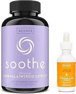 Soothe Yourroid Support & Hormon Balance for Women + Vital Liquid Liposomal Curcumin Drops