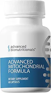 Advanced Bionutritionals – Advanced Mitochondrial Formula Support Supplement, Healthy Aging, Repair, Energy Optimizer with CoQ10, PQQ, Alpha Lipoic Acid, Gluten Free, Vegan, Non GMO (60 Tablets)