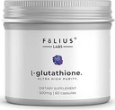 Ultra High Strength L-Glutathione 98 Supplement for Glowing Skin - Kadınlar ve Erkekler için Collagen Supplements - 500 mg Yoğun Formula, L-Glutathione Supplement - 60 Capsules