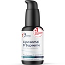 Sağlık Liposomal B Yüksek Lisansı için tasarımlar - Üst Aborpsiyon ile Sıvı B Vitamin Kompleksi - Folate, B12, B6, Biotin, TMG + Daha Fazla - Citrus Flavor ile Oral Teslimat Pompa (50 Hizmet / 1.7oz)