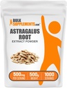 BulkSupplements.com Astragalus Extract Toz - Astragalus Root Toz, Herbal Supplement - Vegan & Gluten Free, 500 mg per Service, 500g (1.1 lbs) (Paket 1)