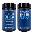 Συμπλήρωμα DHEA για άνδρες + Sheer Alpha - Ultimate T ενίσχυση Stack για άνδρες