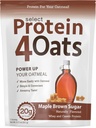 PEScience Protein4Oats, σκόνη για να κάνει εκπληκτική γεύση πρωτεΐνης βρώμης, με Whey και καζεΐνη, χωρίς γλουτένη, ζάχαρη Maple Brown, 12 εξυπηρετούν