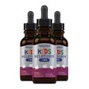 Piping Rock Kids Melatonin Liquid 1 fl oz | 1mg | 3 Şişes Paket | Berry Flavor Drops | Non-GMO, Gluten Free Supplement Supplement