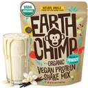 DünyaChimp Organik Vegan Protein Tozu - Probiyotikler - GMO, Süt Ücretsiz, Whey, Fabrika Kadınlar ve Erkekler için Temel Protein Tozu, Gluten Free - 26 Hizmet 32 Oz (Vanilla)