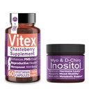 Intimate Rose Hormonal Balance & Reproductive Wellness Sche – Vitex Chasteberry Supplement + Myo & D-Chiro Inositol Toz for P & Menstrual Support