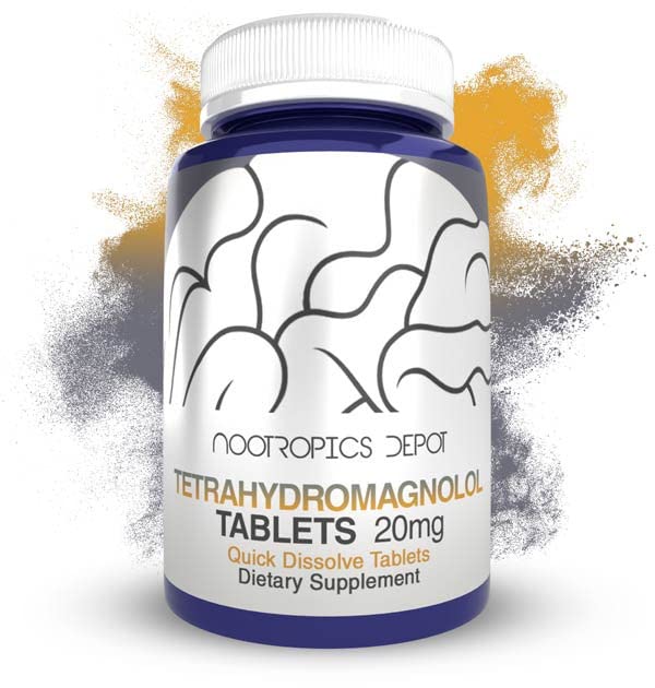 Nootropics Depot Tetrahydromagnolol Quick Dissolve Tablets 