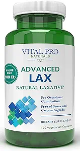 Vital Pro Naturals - Gelişmiş Lax Natural Laxative Formula 100 Capsules