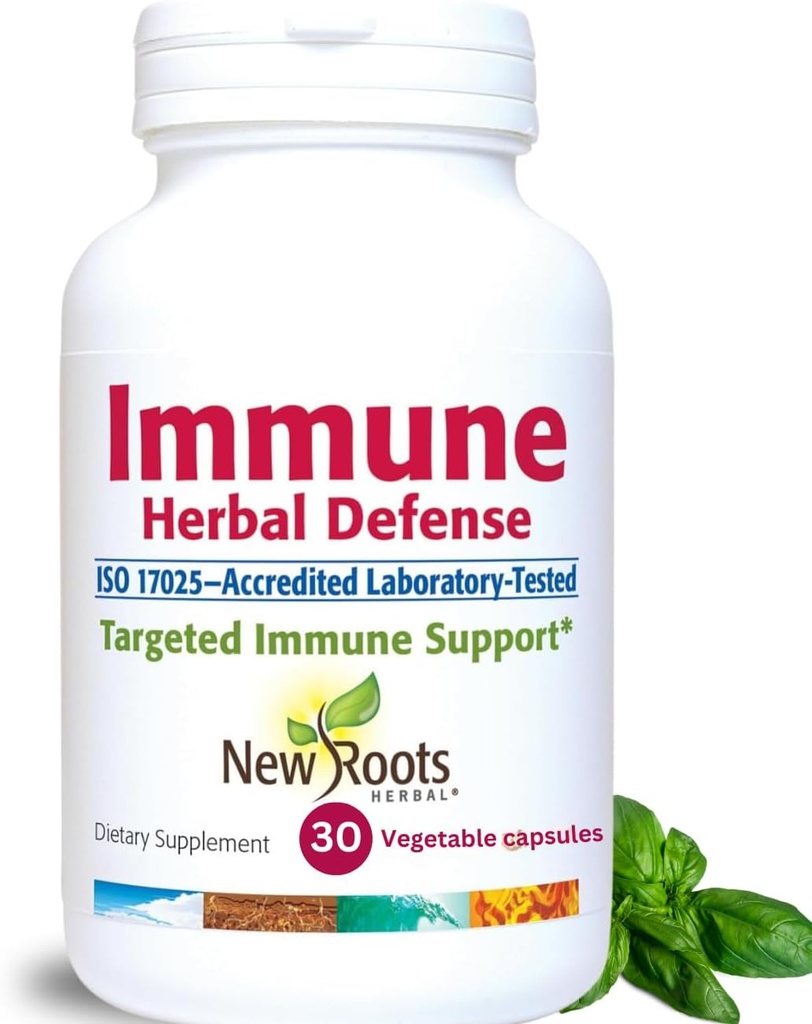 Immune Herbal Defense Supplement (200 mg) Reishi Mushroom, Astragalus Andrographis, Echinacea (30 Capsules) | Güçlü Immune Support Supplement