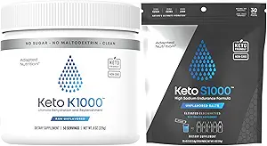 Hi-Lyte Keto K1000 Elektrolyte Toz Unflavored + Keto S1000 Elektrolyte Toz Paketleri