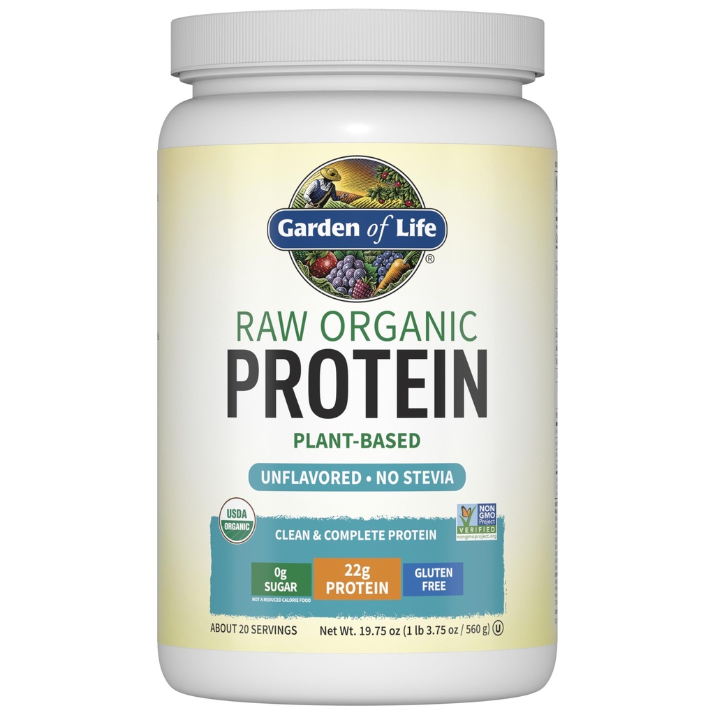 Life Organic Vegan protein Toz, Plantive & BCAAs, Organik Protein Toz Probiyotiks & Enzymes, Non-GMO, Gluten-Free Lactose Free 1.2 LBB
