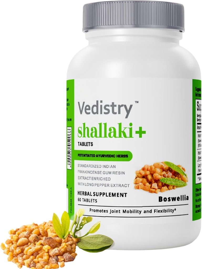 Beaki Boswellia Serrata Extract Supplements for Women | 700 mg Herbal Capsules for Bone and Joint Wellness | Indian Frankincense Supplement | 60 Vegan Tabletler