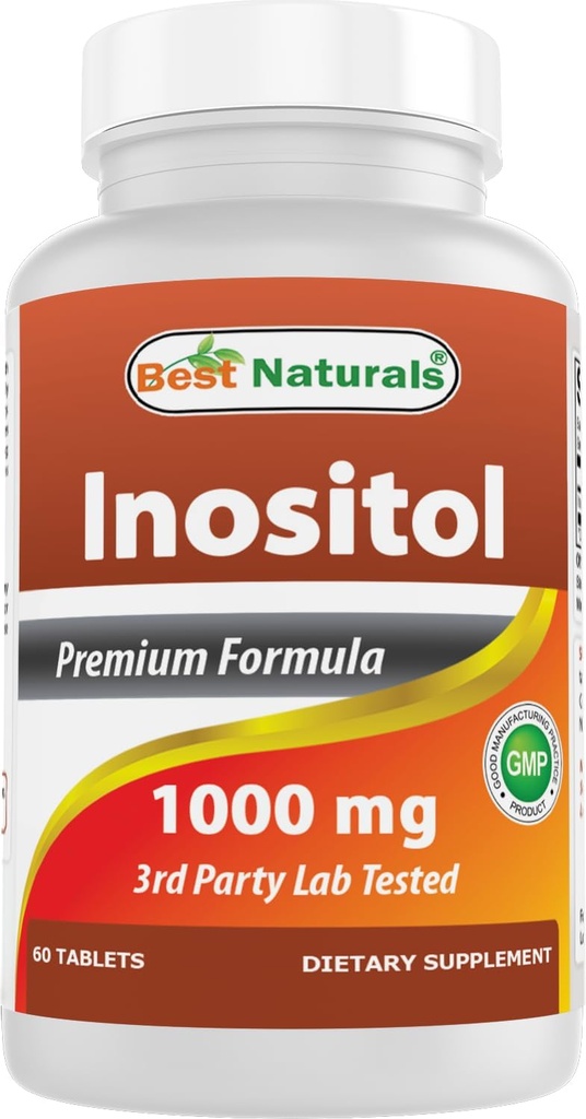 Best Naturals Ινοσιτόλη 1000 mg 60 δισκία