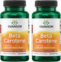Swanson Beta-Carotene Vitamini 25000 IU Skin Eye Immune System Health Antioksi Support 7500 mcg 300 Softgels Count (2 Pack)